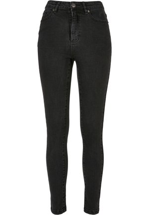 Urban Classics HIGH WAIST  - Ļoti pieguloši džinsi - black washed