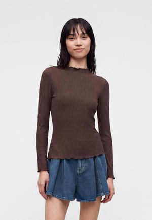 ONLY, ONLEMMA L/S HIGH NECK TOP NOOS JRS - Camiseta de manga larga - bracken