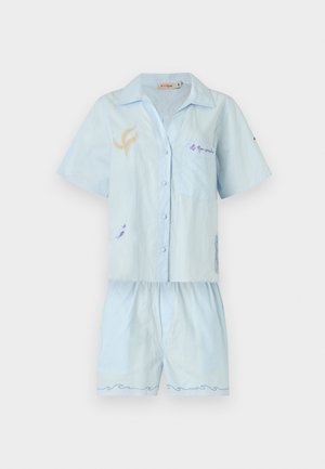 IT’S 9PM, MATILDA EMBROIDERY SET - Σετ πιτζάμας - oceanus blue