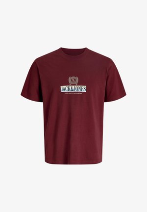 Jack & Jones, T-SHIRT PLUS SIZE LOGO T-SHIRT - T-Shirt print - chocolate truffle