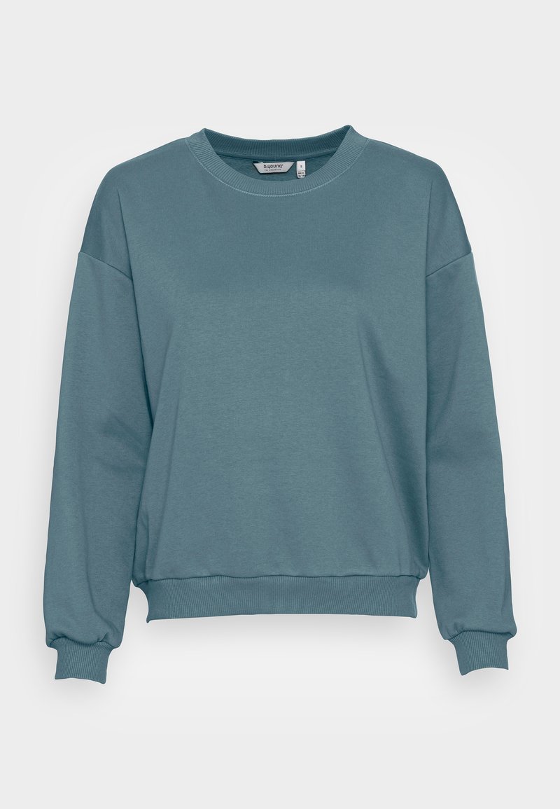 Damen Strickjacken | b.young BYSAMMIA CREW NECK Strickpullover goblin green/grau - IF70146 Damen Strickjacken | b.young BYSAMMIA CREW NECK Strickpullover goblin green/grau - IF70146