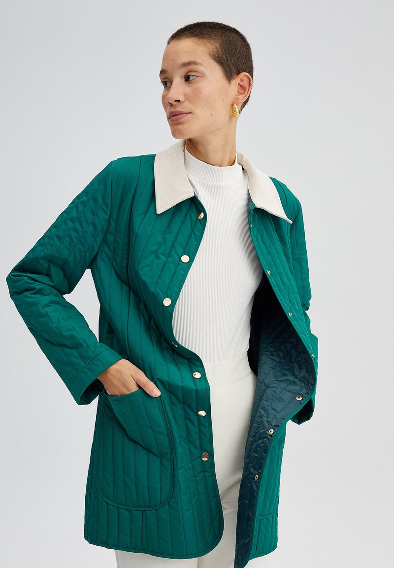 Touché Privé QUILTED - Puspaltis - green