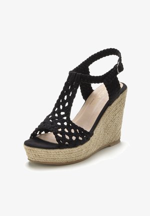 LASCANA Keilsandalette - schwarz