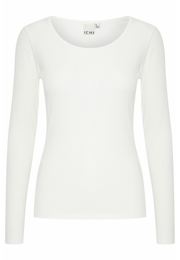 IHPALMER RIB - Long sleeved top - cloud dancer2