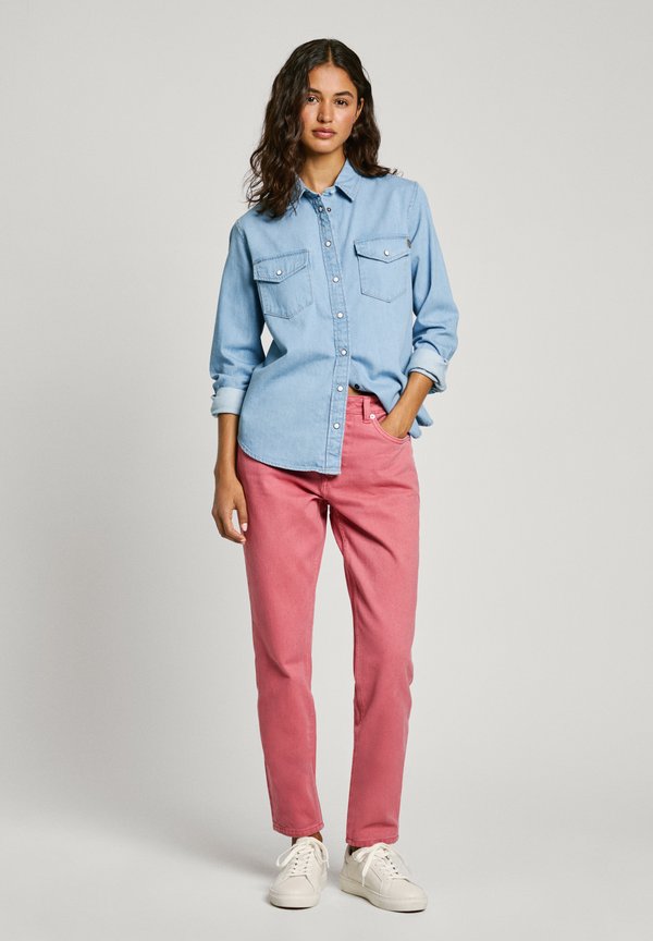 REGULAR - Button-down blouse - denim4