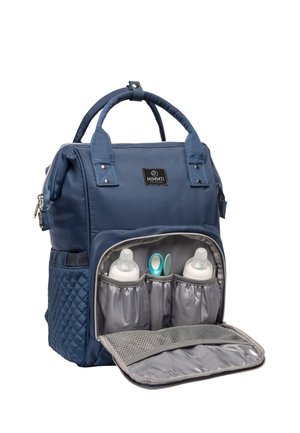 DIAPERBAG BACKPACK MIMMTI | BABY BAG | NURSING BAG - Tasker - blue