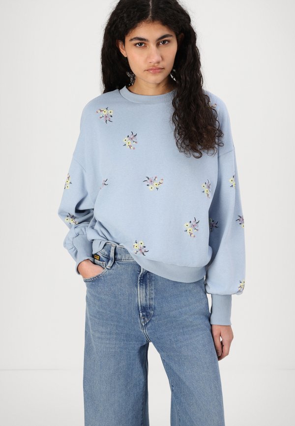 ONLBROOKE O NECK  - Sweatshirt - soft chambray4