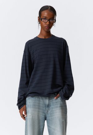 LONG SLEEVED BOXY - Longsleeve - navy