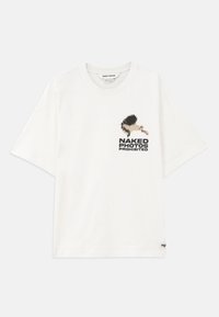 SIGNAGE HALF SLEEVES TEE - Printtipaita - natural white