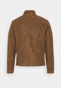 JACK & JONES heren Kunstleren Jjerocky Jacket Noos, Chocolate fondant, M