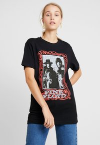 Merchcode LADIES PINK FLOYD LOGO TEE - Marškinėliai su spaudiniu - black