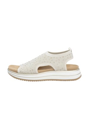RIEMCHEN - Sandaler m/ kilehæl - beige