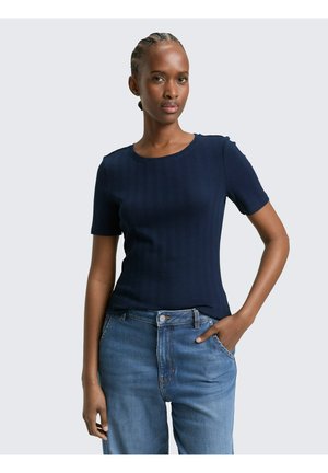 SLIM FIT - T-shirt basique - sky captain blue