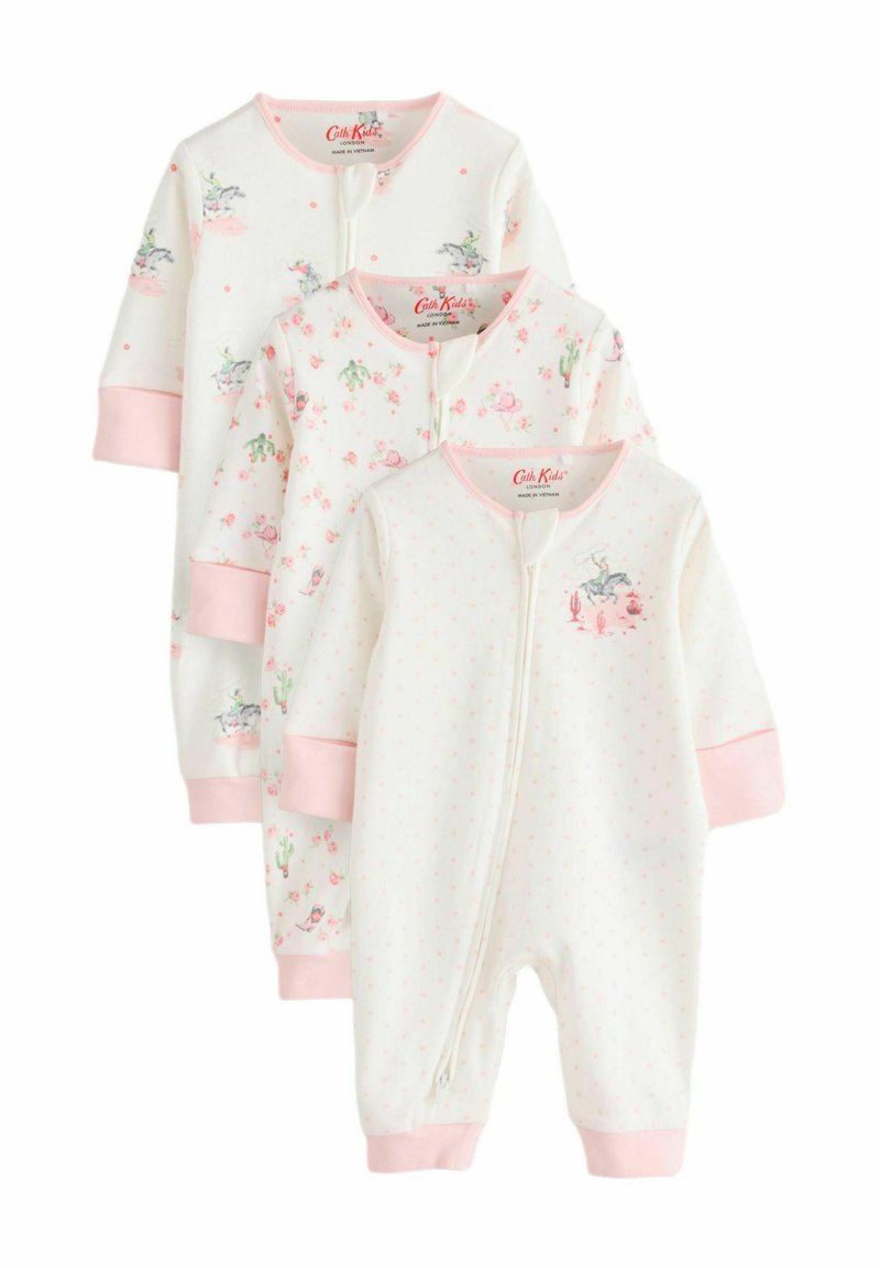 Next - 3 PACK - Yöpuku - pink white, Suurenna