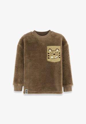 TIGER - Pulover iz flisa - braun