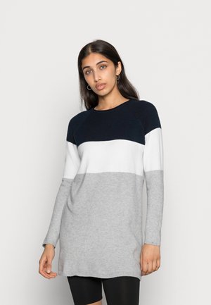Abito in maglia - night sky/w. white melange/lgm