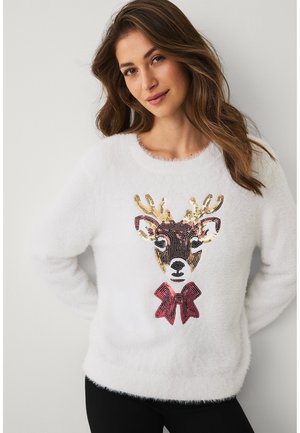 WEIHNACHTS - Striktrøje - white