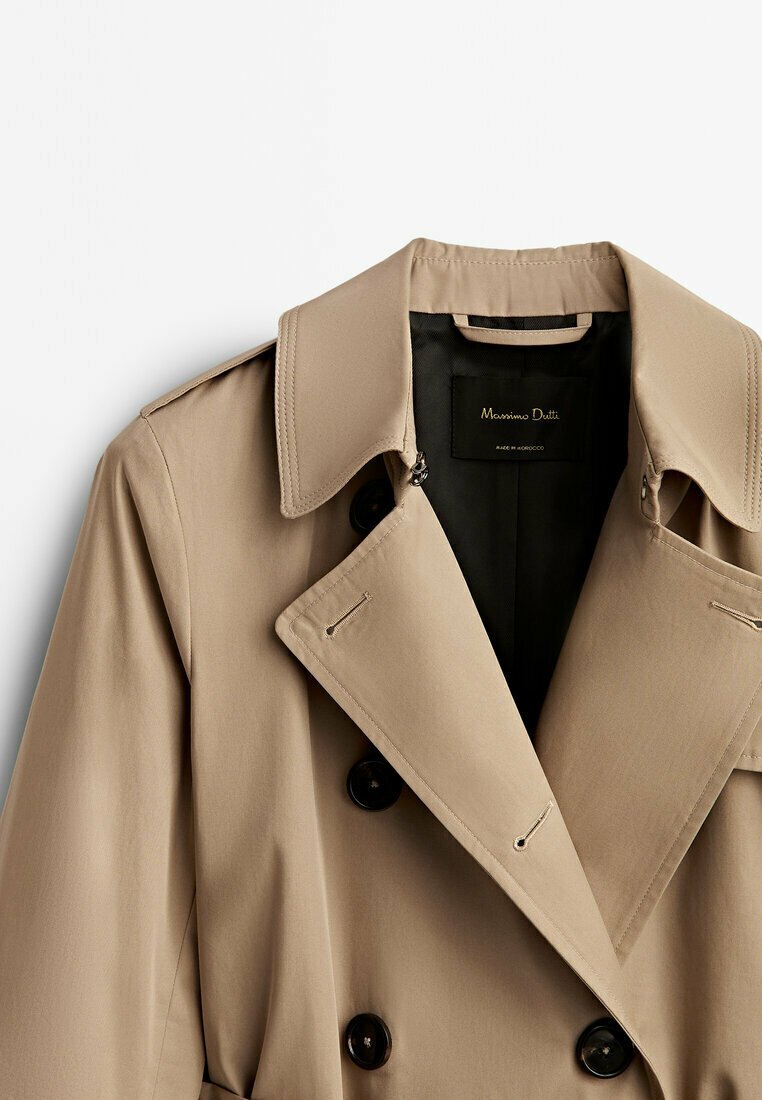 massimo dutti belted coat