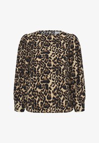 Selected, naturel leopard print