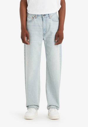 Löst sittande jeans - light-blue denim