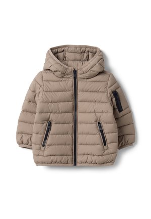 OVS, HOODED JACKET - Veste d'hiver - beige