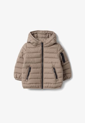OVS, HOODED JACKET - Veste d'hiver - beige