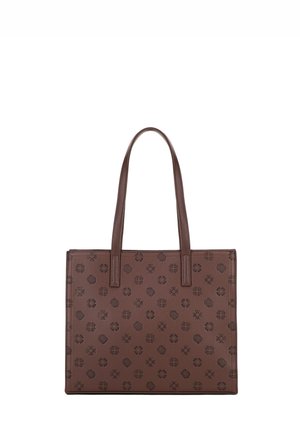 WITH EMBOSSED MONOGRAM - Sac à main - brown