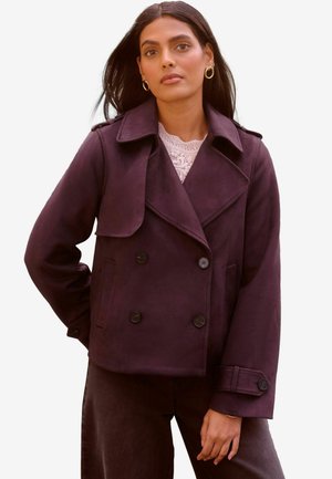 REGULAR FIT - Trenchcoat - burgundy red