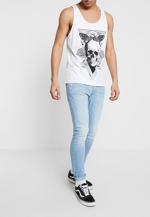 Slim fit jeans - bleached denim
