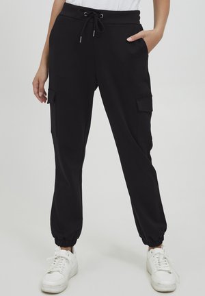 OXHENNI - Cargo trousers - black