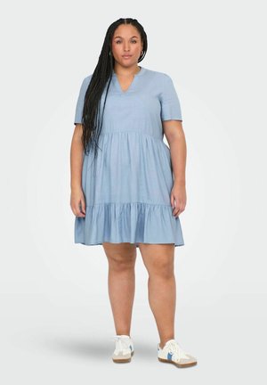 CARTIRI-CARO S/S V-NECK - Dnevna obleka - cashmere blue