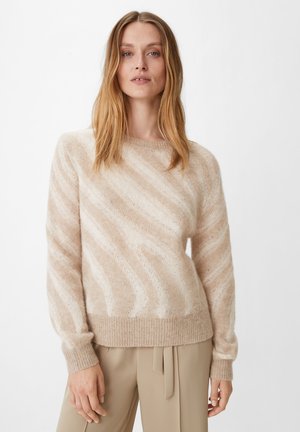 comma AUS MIX - Strickpullover - beige