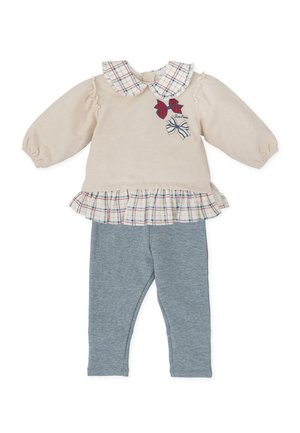 CONJUNTO 2 PZAS - Pantalones deportivos - azul oscuro