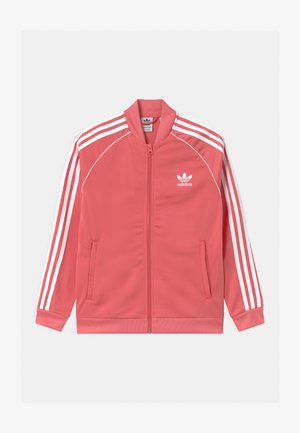 TRACK UNISEX - Kurtka sportowa - hazy rose/white