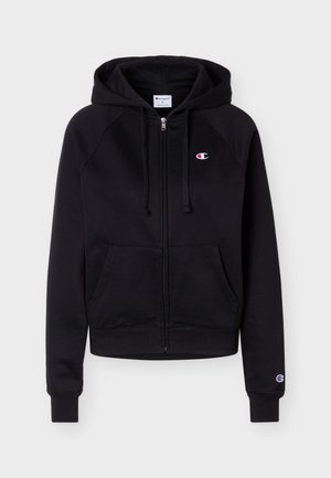 Champion, SPORTSWEAR ZIP UP HOODIE LOOSE FIT - Felpa con zip - black