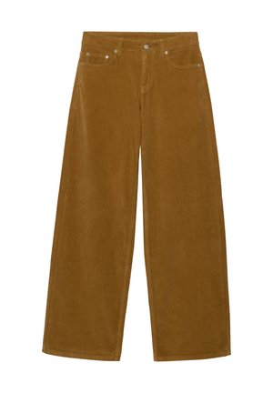 Superdry & Co, SUPERDRY MID RISE BAGGY CORDUROY TROUSERS.. - Broek - argan oil brown