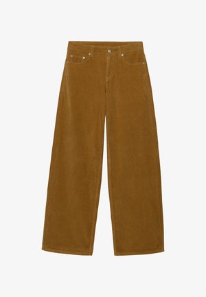 Superdry & Co, SUPERDRY MID RISE BAGGY CORDUROY TROUSERS.. - Broek - argan oil brown
