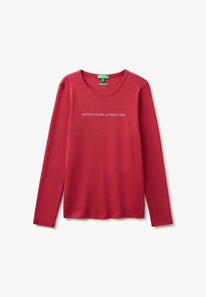 United Colors of Benetton, T-shirt à manches longues - red