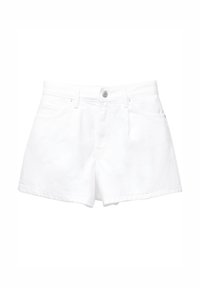 Denim shorts - white