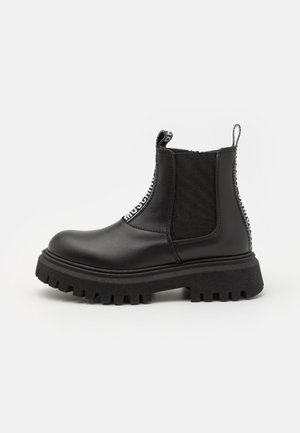 UNISEX - Støvletter - black/white