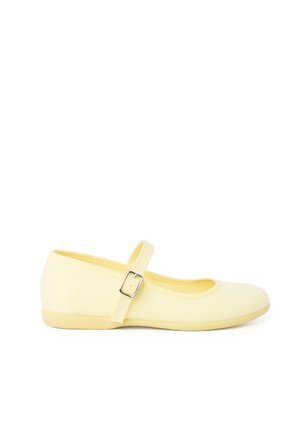 MERCEDITA CIERRE HEBILLA - Riemchenballerina - amarillo limón