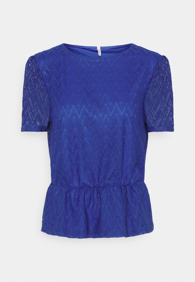 Only T-shirt print blauw Only T-shirt print blauw
