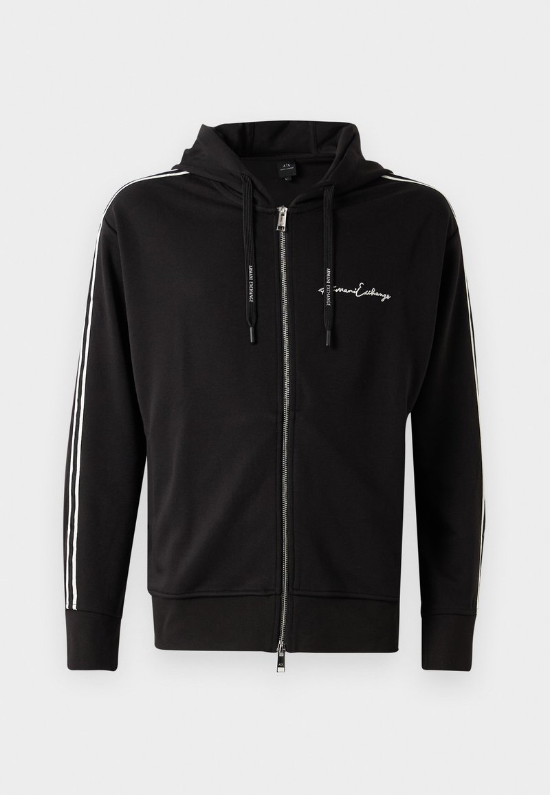 Armani Exchange Sweater met rits zwart Armani Exchange Sweater met rits zwart