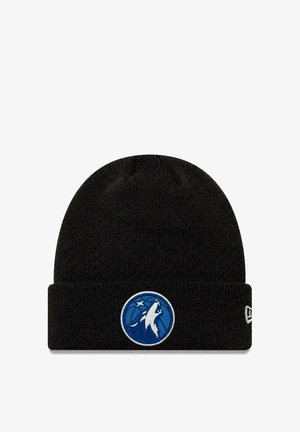 New Era, MINNESOTA TIMBERWOLVES NEW ERA NBA CUFF KNIT BEANIE SCHWARZ UNISEX - Beanie - schwarz