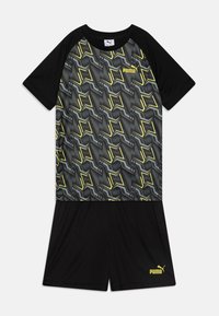 Puma - TEE AND SHORTS SET - Tepláková súprava - black Miniatúrny obrázok 1