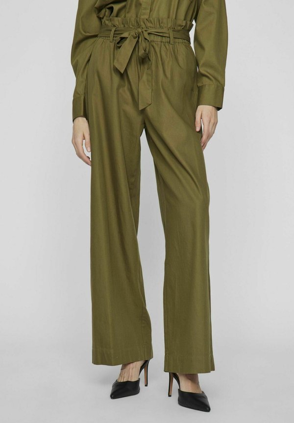 PAPERBAG HIGH WAIST - Stoffhose - capulet olive
