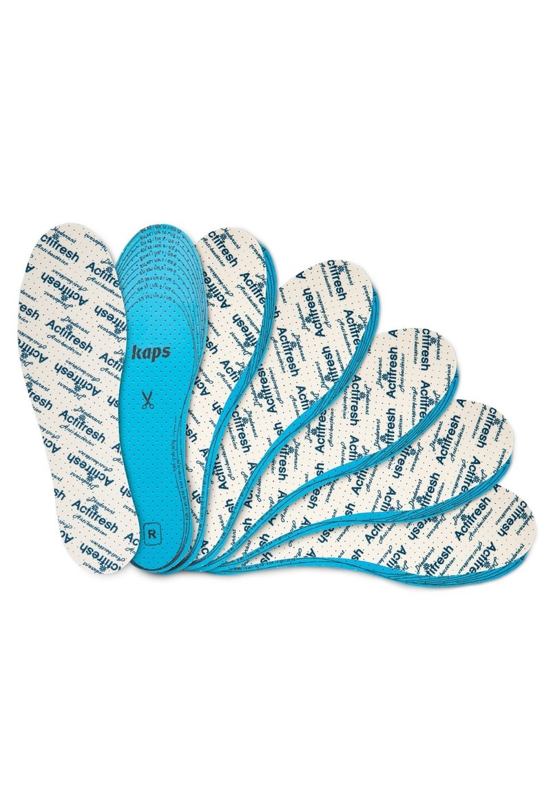 Kaps - 6 PAIRS REFRESHING ANTI-BACTERIAL SHOE INSOLES CUT TO FIT - Other accessories - white, Enlarge