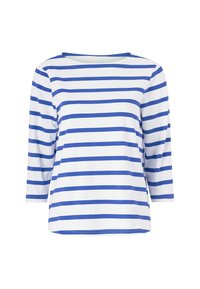 MIT RUNDHALSAUSSCHNITT  - Longsleeve - blau weiß gestreift