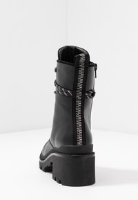Anna Field Botines con cordones - black