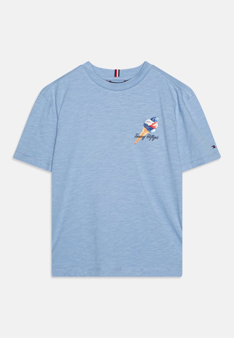 Tommy Hilfiger - PHOTO PRINT SLUB UNISEX - Camiseta estampada - cloudy blue, Ampliar